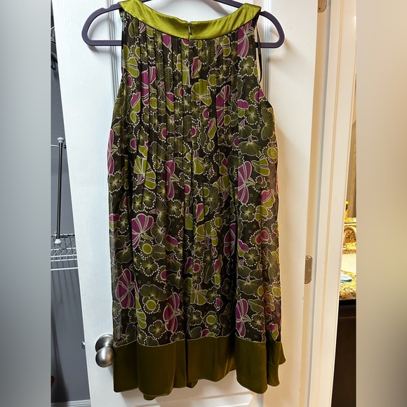 Maggy London Size 12 Silk Dress - Picture 2 of 5